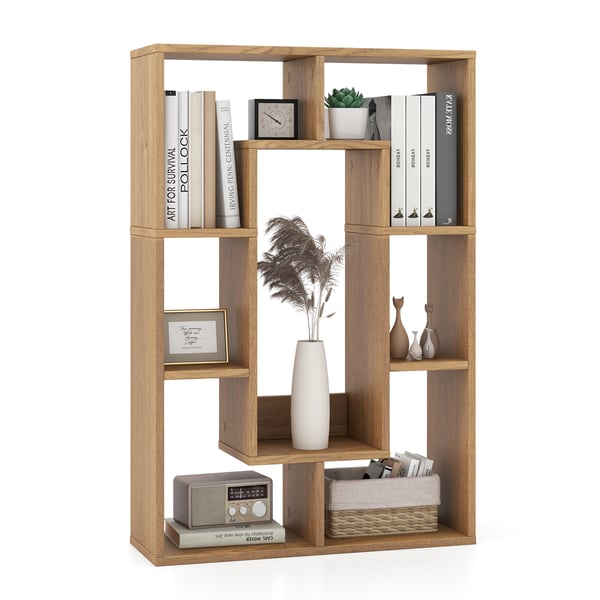 Geometrisk Bogreol, 61x20x90 cm, Naturfarvet , Star Geometrisk Bogreol, 61x20x90 cm, Naturfarvet , Star