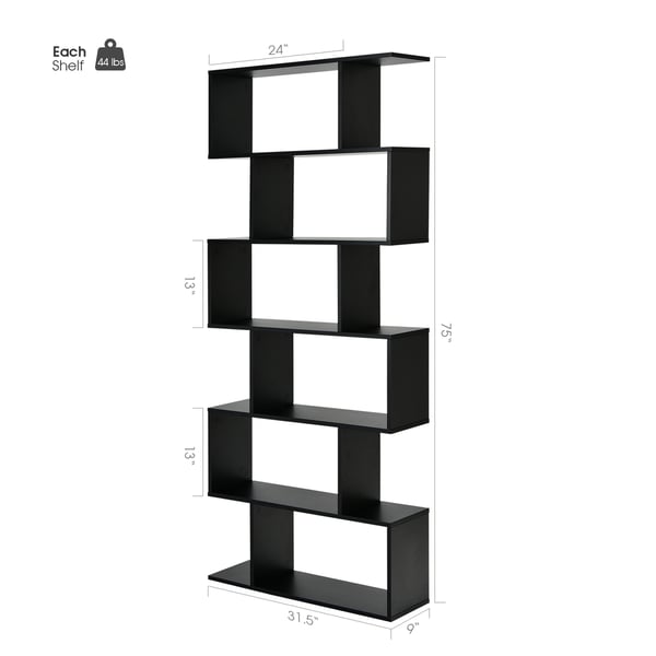Bogreol, 80x23x191 cm - materiale: ingeniørtræ , Star