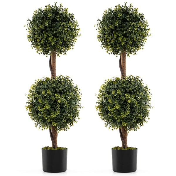 Tekokasvcmen pallopuu, 2 kpl, 26,7×26,7×90,2 cm, vihreä , Star