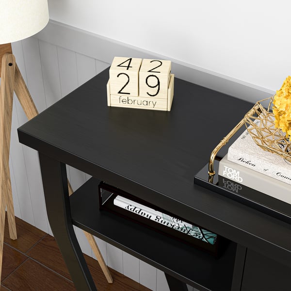 Indgangsbord, 120x30x80,5 cm, Sort , Star
