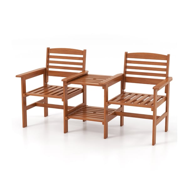 Ulkoilmapatio-keskusteluryhmä, 159×61×88 cmtuumaa, Luonnonväri , Star