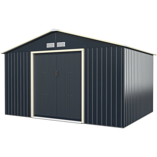 Ulkoilma varastorakennus, 340x255 cm, Harmaa , Star
