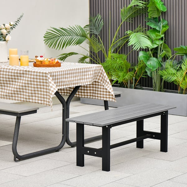 Udendørs Stol, 119×36×41 cm, Grå , Star
