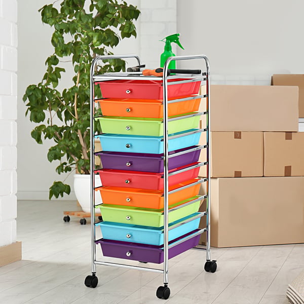 Opbevaringsvognsorganisator, 33x38x86 cm, Multifarvet , Star