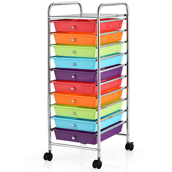 Opbevaringsvognsorganisator, 33x38x86 cm, Multifarvet , Star