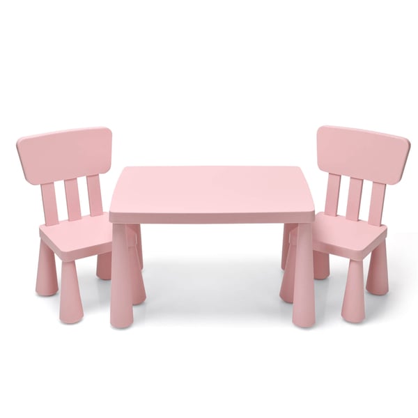 Børnebordssæt, 76,5x54,5x49,5 cm, Pink , Star