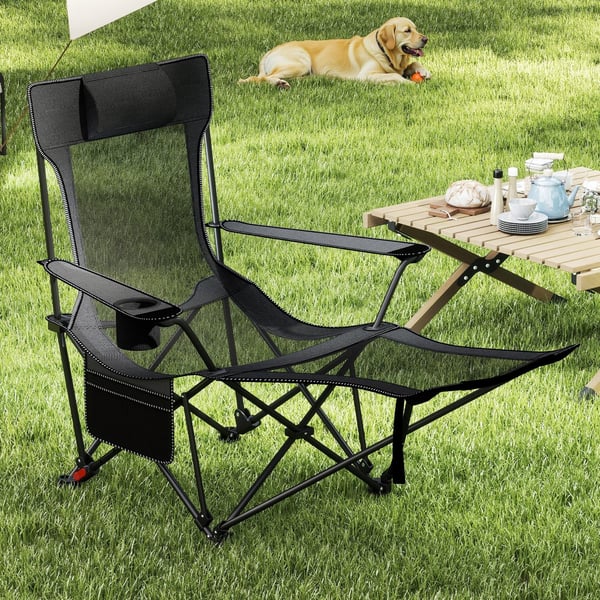 Campingstol, 152x83x75 cm, Grå , Star