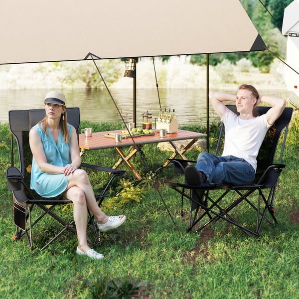 Campingstol, 152x83x75 cm, Grå , Star