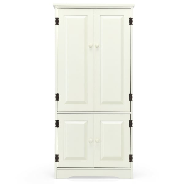 Opbevaringsskab, 59x32x123 cm, Sort/Hvid , Star