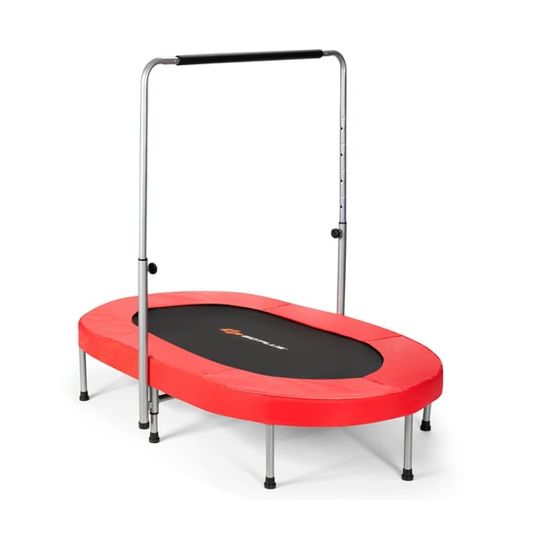 Trampolin, Foldbar Mini Fitness Rebounder til Børn, Rød, 2 Personer , Star