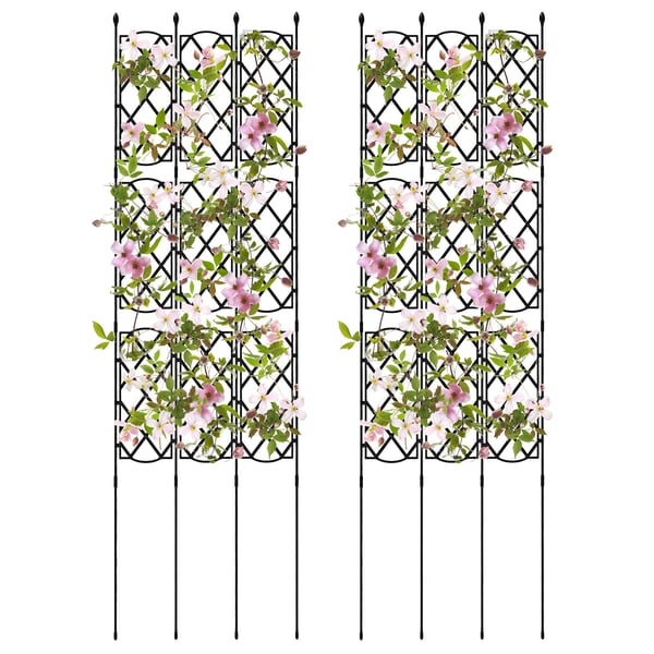 Udendørs Plantestøtte Ramme, 48x164 cm, Sort , Star