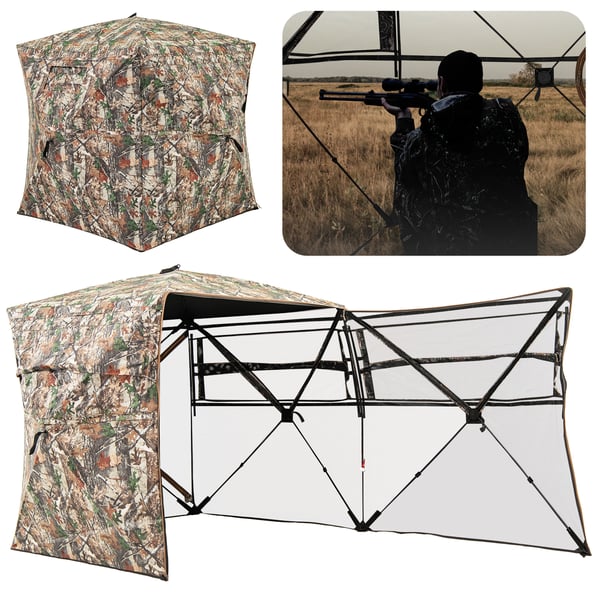 Jagtblind, 148x148x170 cm, Camouflage , Star