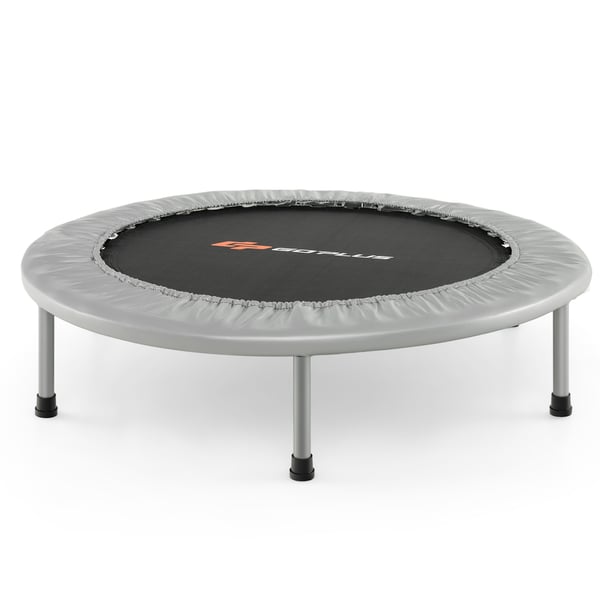 Pieni taitettava jumppatrampliini, 38"φ x 7.5", sininen/ vaaleanpunainen , Star