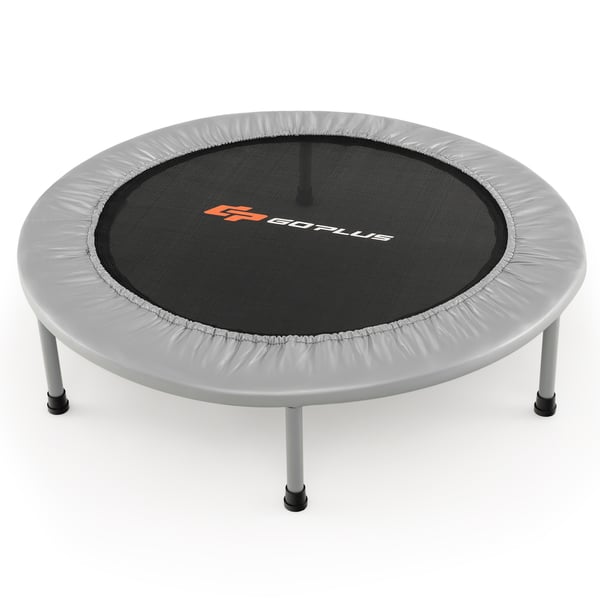 Lille foldbar trampolin, 38"φ x 7.5", Blå/Rosa , Star
