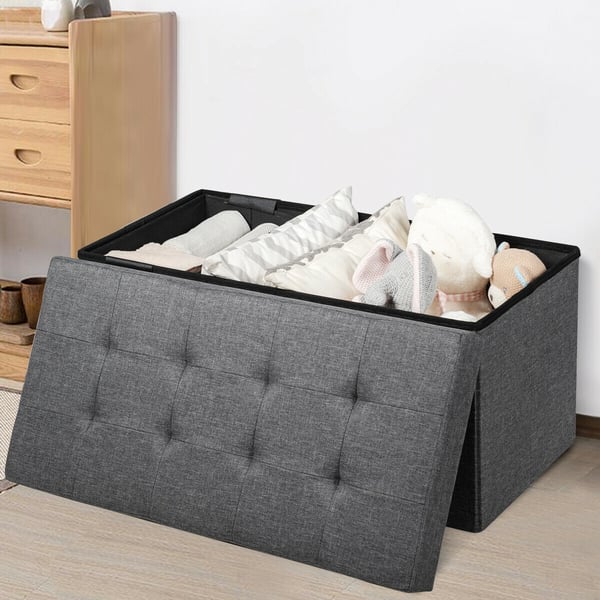 Foldbar opbevaring, 80×41×41 cm, Mørkegrå , Star