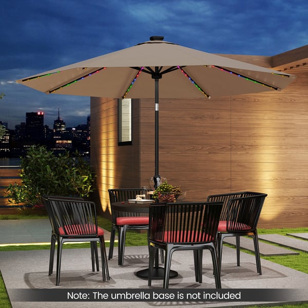 Aurinkosuoja patiovarjo, 290 cm, kahvi , Star