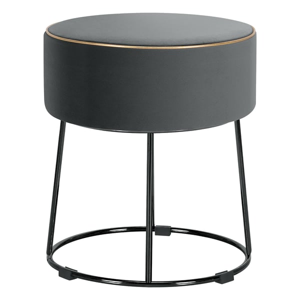 Fodskammel Skammel Ottoman, 34×34×41 cm, Grå , Star
