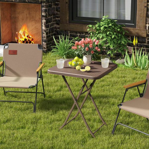 Picnic bord, 60×60×72 cm, Kaffe , Star