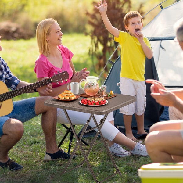 Picnic bord, 60×60×72 cm, Kaffe , Star
