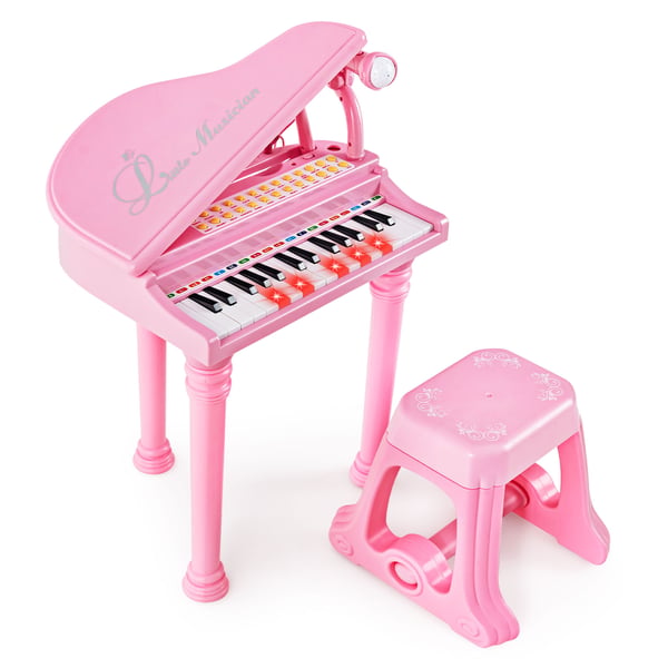Børneklaver Keyboard, 31 tangenter, 36×30×55 cm, Pink , Star