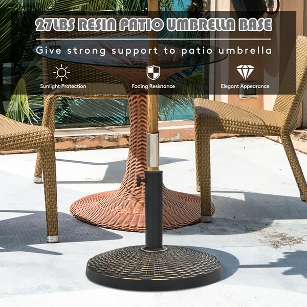 Patioparasoliteline, 18x13, pronssi , Star
