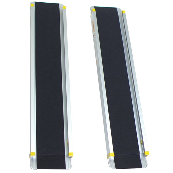 Kørestolsrampe, justerbar, 5 ft, alumcmium , Star