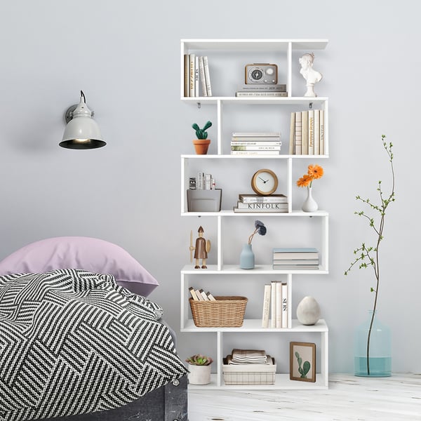 Bogreol, 80x23x191 cm - materiale: ingeniørtræ , Star