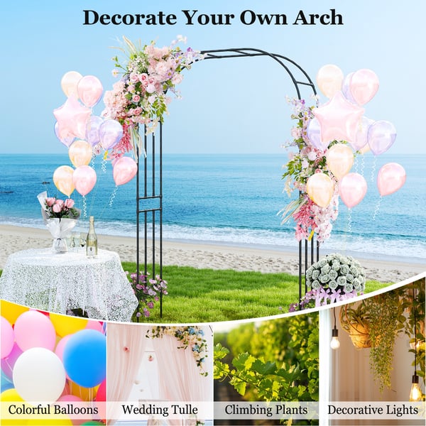 Havebue espalier, 153x40x240 cm, Sort , Star