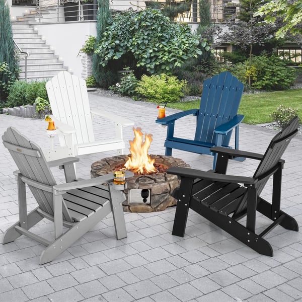 Adirondack-stol, 85x77x94 cm, Svart , Star