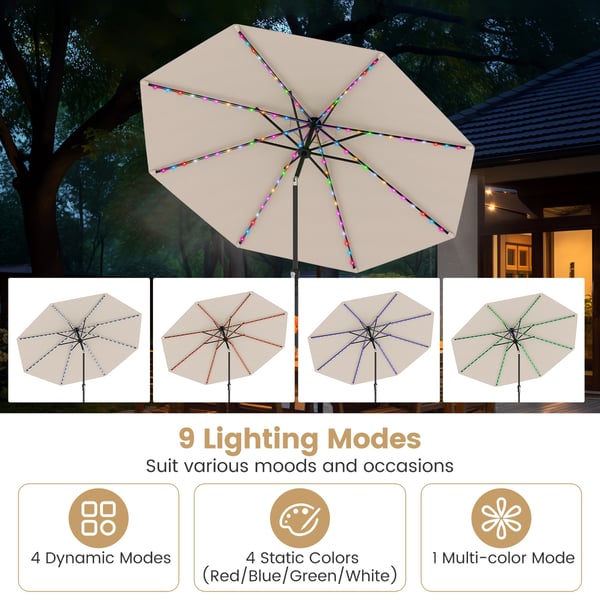Uteparasoll, 290 cm, Beige , Star