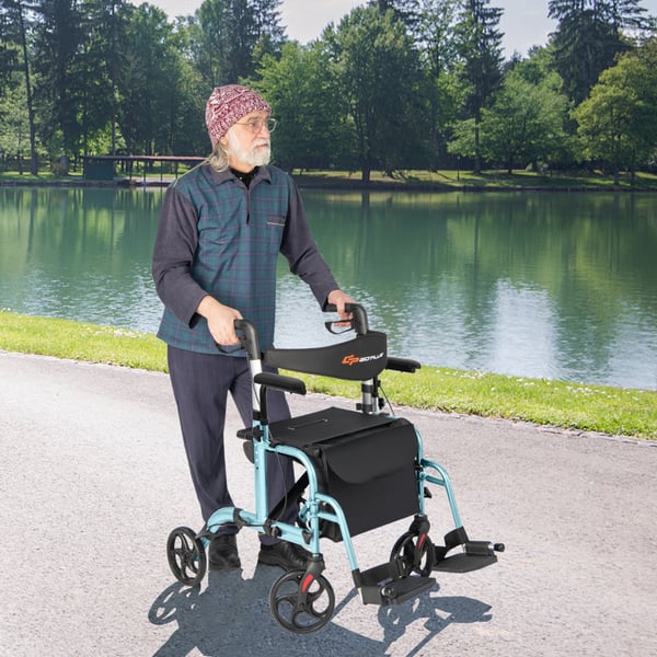 Rollator, 103×64×85 cm-38cm, Marcmblå , Star