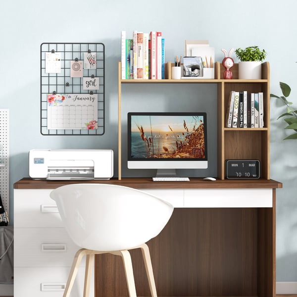 Skrivebord Reol, 94×25×74 cm, Natur , Star