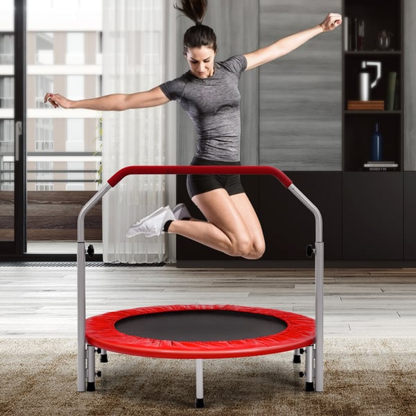Trænings trampolin, 40x38/41/44/47, Blå og Sort , Star