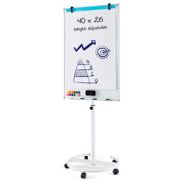 Whiteboard, 100x65 cm, Svart och Vit , Star