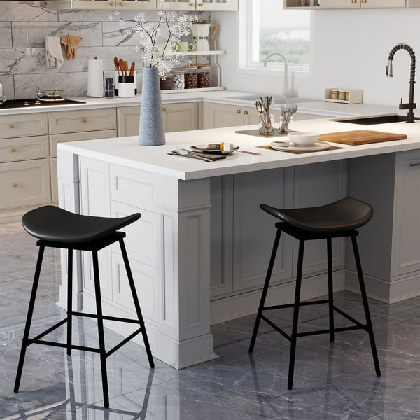 Barstol Set, 2, Svart, Star