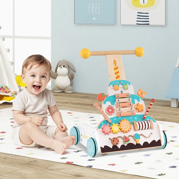 Babywalker, 29x34x40/43/49 cm, Hvid , Star
