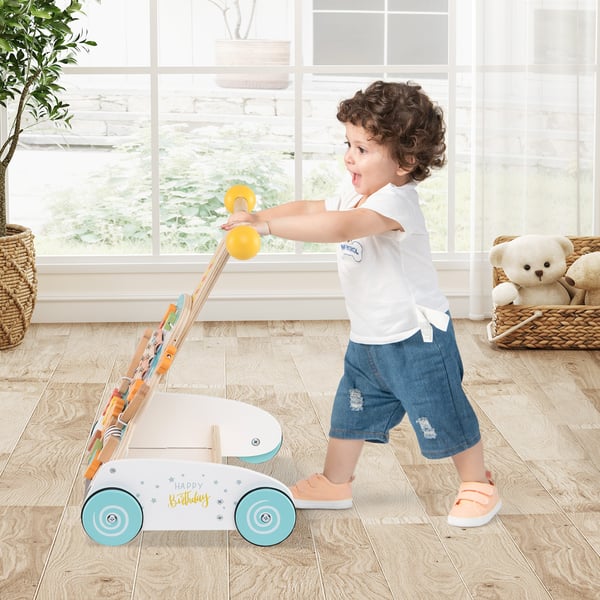 Babywalker, 29x34x40/43/49 cm, Hvid , Star