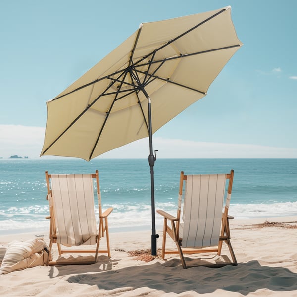 Haveparasol, 300x300x245 cm, Marineblå , Star