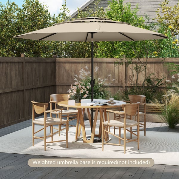 Haveparasol, 300x300x245 cm, Marineblå , Star