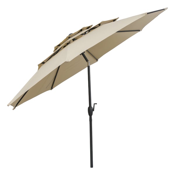 Haveparasol, 300x300x245 cm, Marineblå , Star