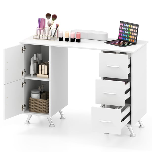 Manicurebord, 108x45x76 cm, hvid , Star