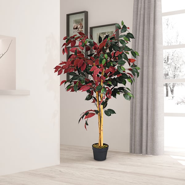 Kunstig Plante, 4 Fod Capensia Busk , Star