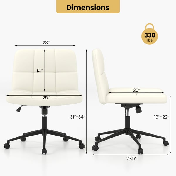 Skrivebordsstol, 70×70×79 cm, Beige , Star