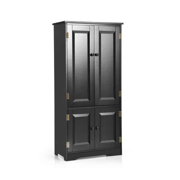 Opbevaringsskab, 59x32x123 cm, Sort/Hvid , Star