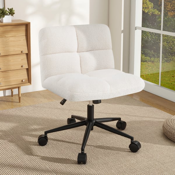 Stol, 74×69×80 cm, Beige - materiale: metal, skum, lammeskind, polyfiber , Star
