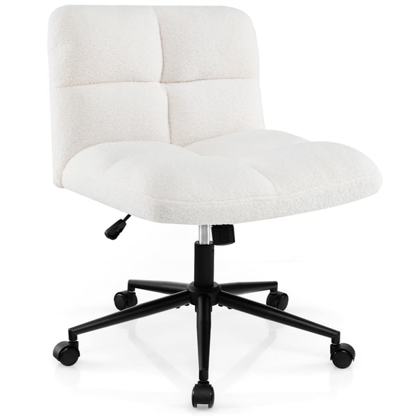 Stol, 74×69×80 cm, Beige - materiale: metal, skum, lammeskind, polyfiber , Star