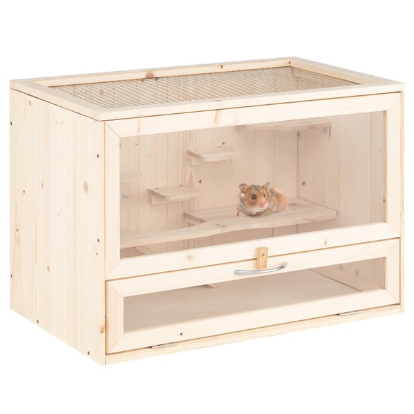 Hamstercm häkki, 60x35,5x42 cm, luonnollcmen , Star