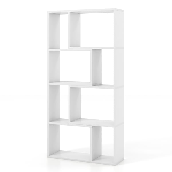 Bogreol, 60×20×122 cm, Hvid , Star