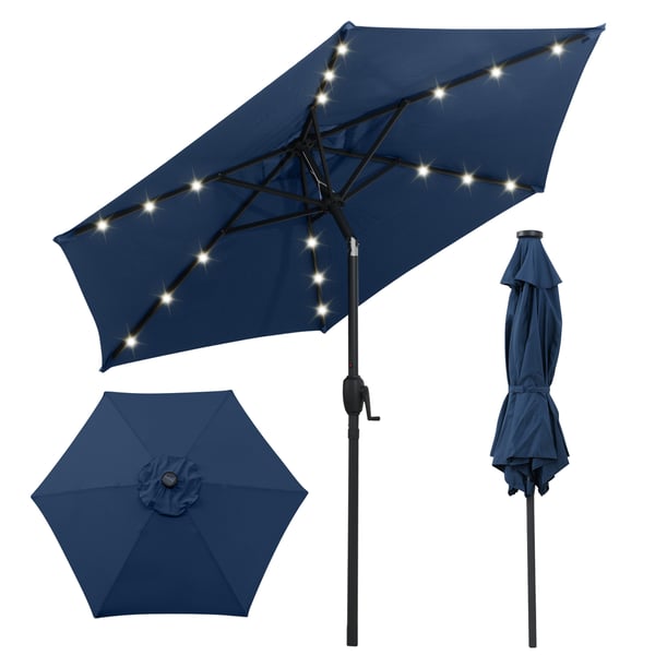 Patiovarjo aurinko-LED-valaistuksella, 230x230x225 cm, harmaa , Star