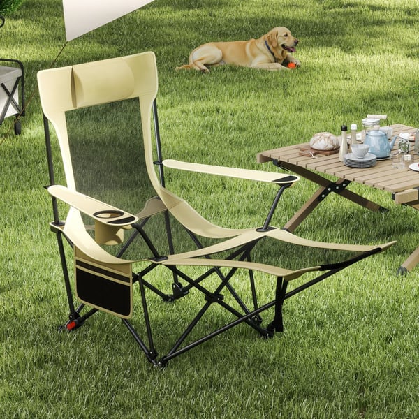 Campingstol, 152x83x75 cm, Grå , Star